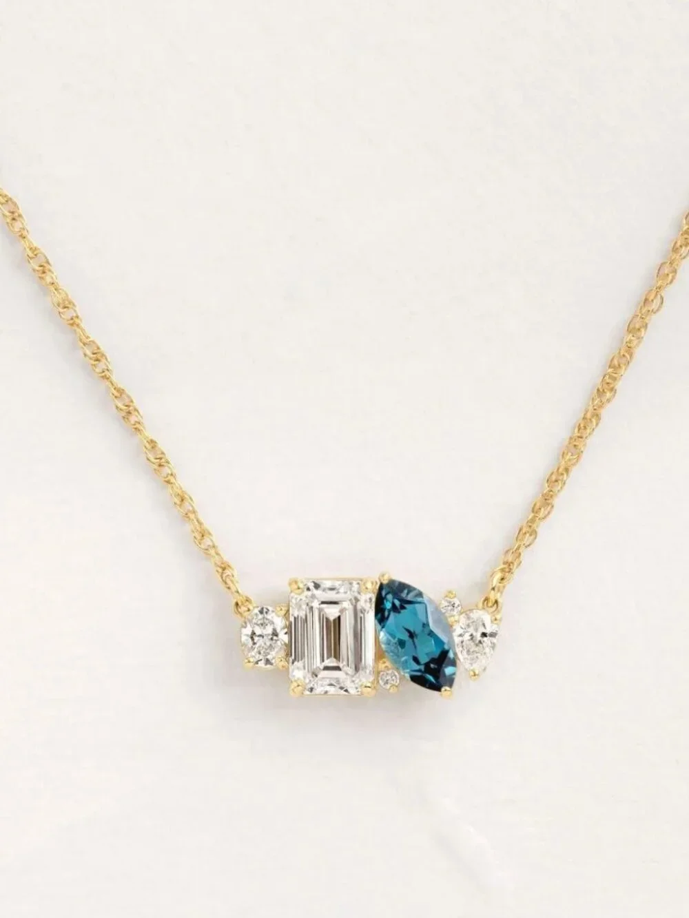 Birthstone pendant necklace
